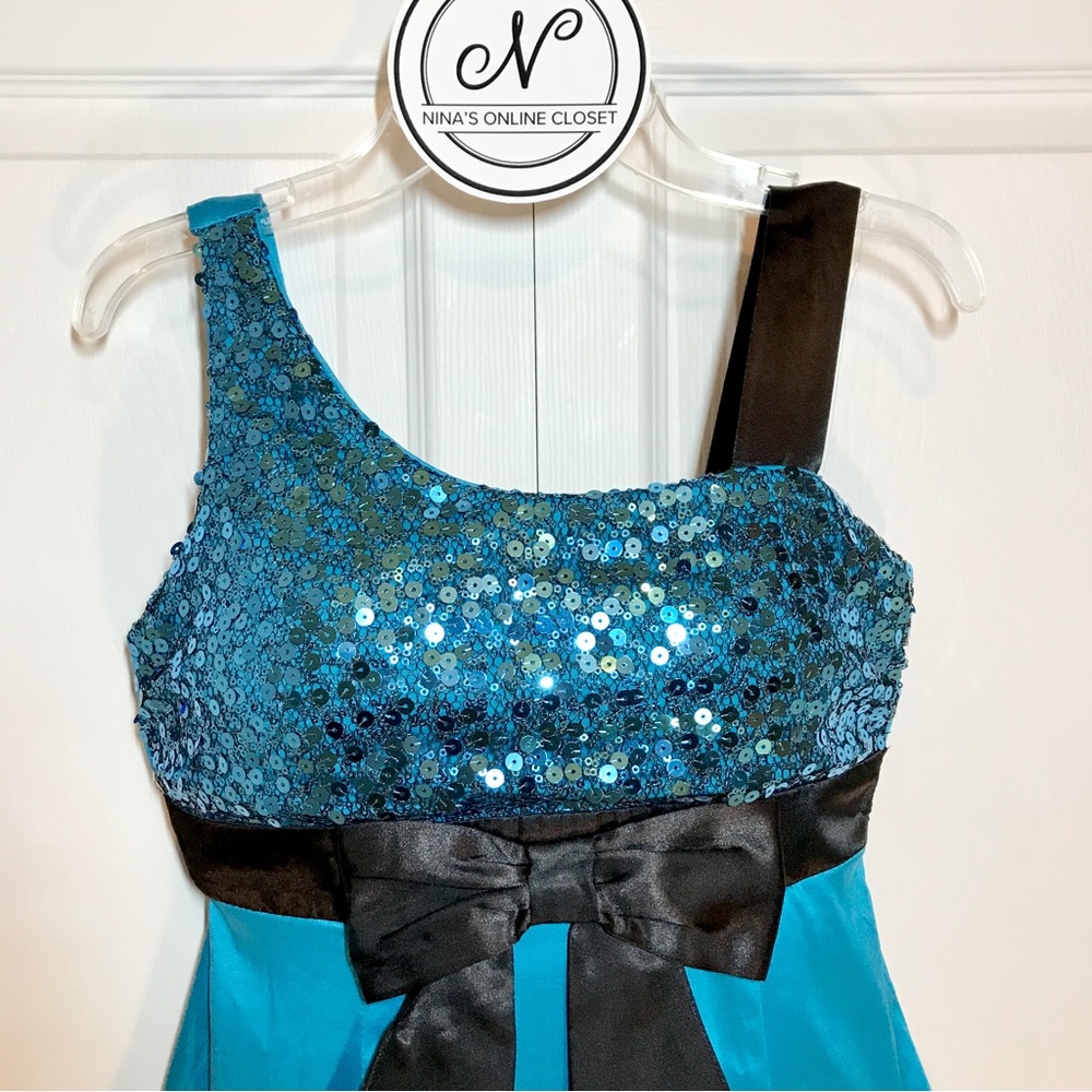 Ruby Rox Girls Formal Dress Blue Size 12 - Picture 4 of 6